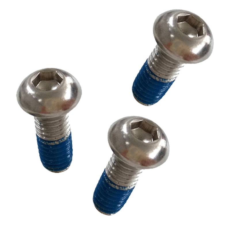 不锈钢内六角耐落蘑菇头 耐落防松螺丝 圆头内六角点胶螺栓 M5*10 50个/组
