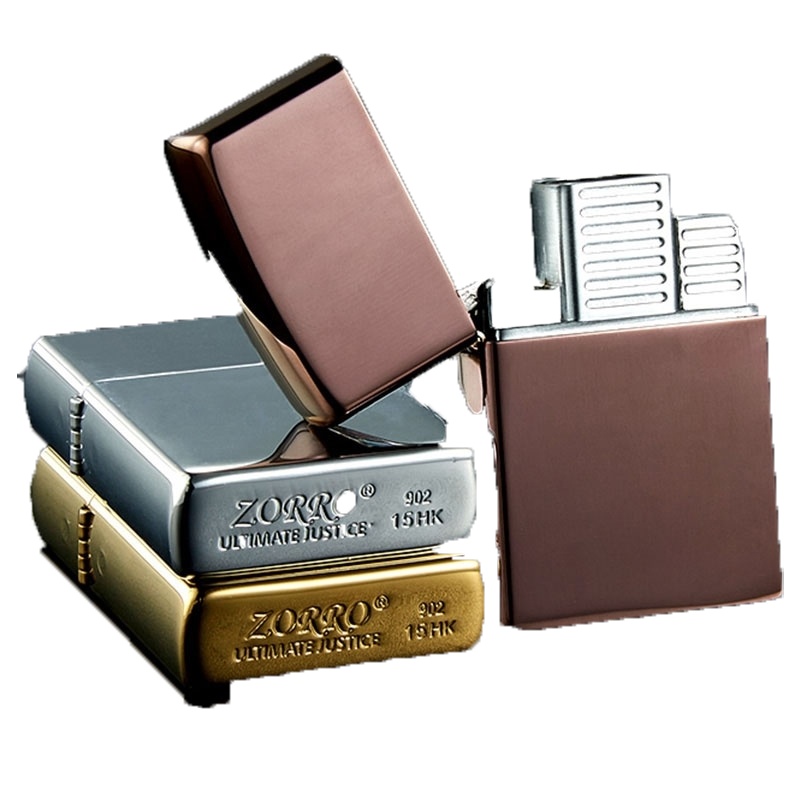 佐罗(ZORRO)充气打火机双直冲老式创意个性定制刻字送礼物男朋友 抖音