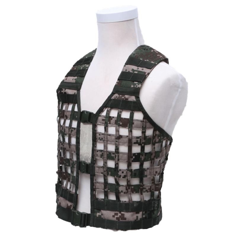 兵行者 BXZ-MJ迷彩镂空战术背心轻量化06战斗携行背具单兵作训马甲夏季透气装具