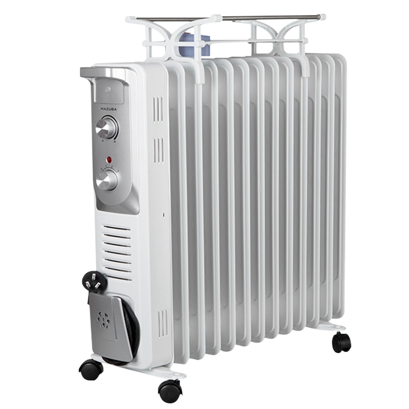 松桥(MAZUBA)油汀MO-MB1303Z 取暖器电暖器加宽13片油汀 全屋立体升温 带加湿功能 送晾衣架 恒温加热