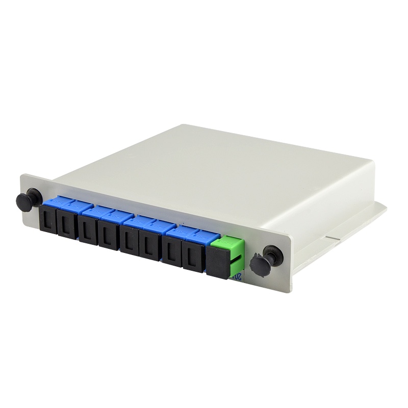 办公桌集线器分光器插片式1分8光分路器插卡式光纤分路器分纤箱