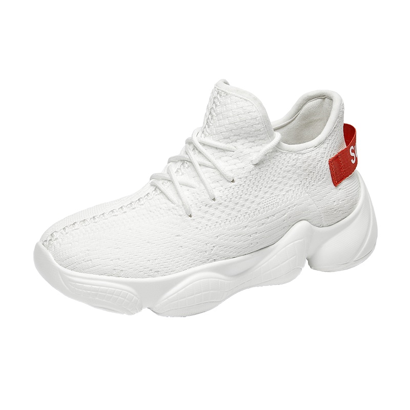 康奈女鞋 新品轻质运动鞋飞织透气厚底老爹鞋椰子鞋休闲鞋女鞋15292005