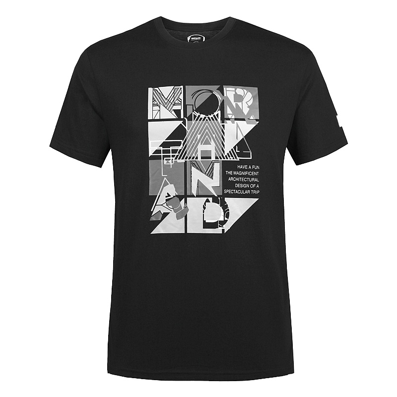 诺诗兰（NORTHLAND）运动户外男式圆领图案短袖T恤GL065241