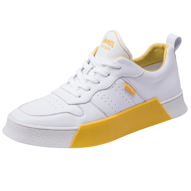 Jeep男鞋吉普韩版潮流百搭轻质透气耐磨休闲板鞋