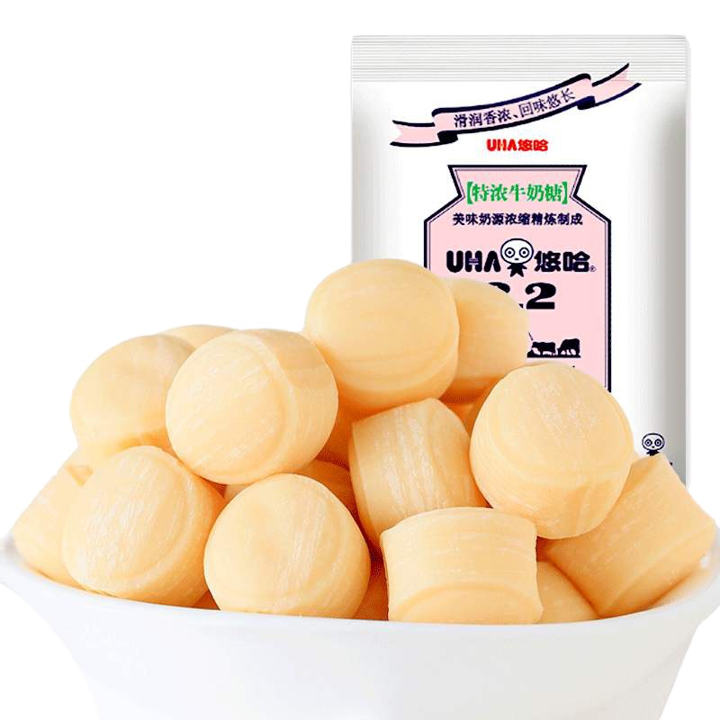 悠哈特浓牛奶糖120g
