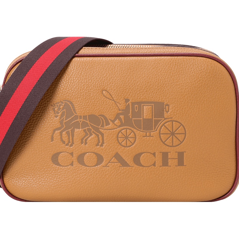 Coach 压花马车图案相机单肩包 F72704