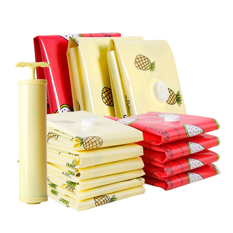 收纳博士菠萝2特大4中1手泵加厚抽气真空压缩袋装棉被衣物收纳被子收纳整理袋