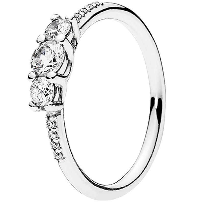 PANDORA 潘多拉 女士童话之光925银戒指 196242CZ