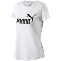 PUMA彪马女装跑步训练运动服LOGO圆领休闲短袖T恤58163102