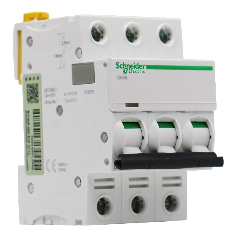 施耐德 空气开关 A9系列 标准型小型断路器 A9F19340 空开 IC65N 6KA 3P D40A
