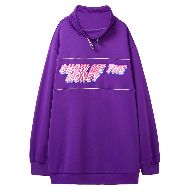 2019爱居兔秋季女装立领设计长袖连衣裙