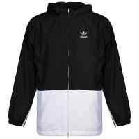 阿迪达斯(adidas)三叶草春秋男士Authentics WB连帽梭织运动夹克外套DP8547