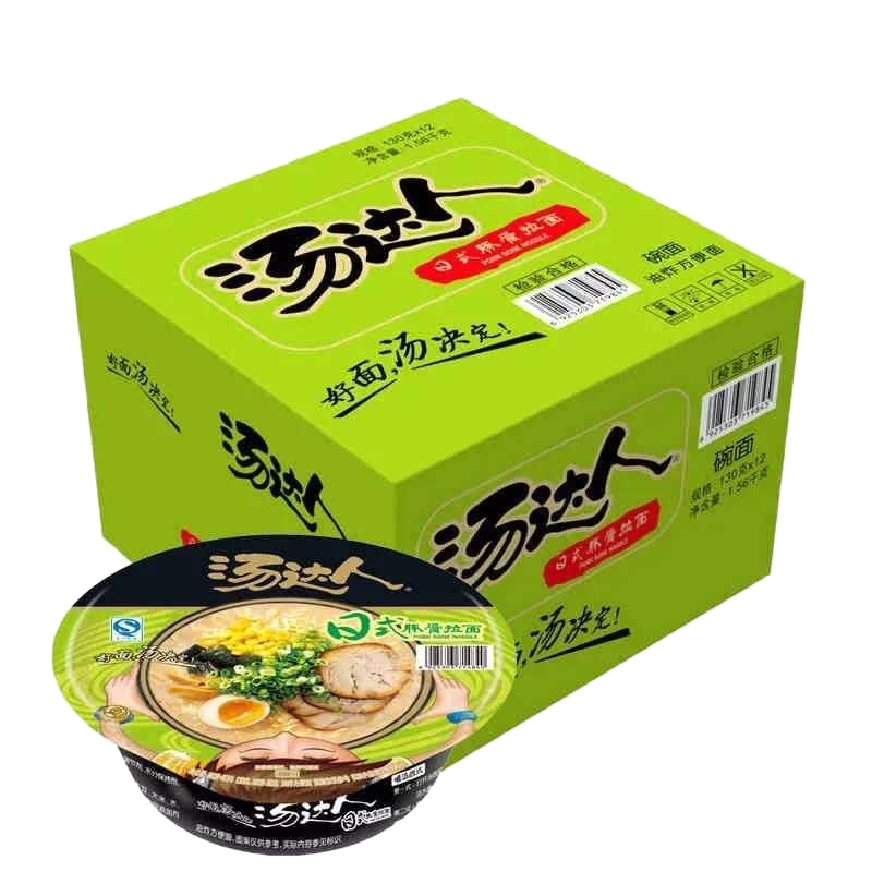 统一汤达人 日式豚骨面130g *12