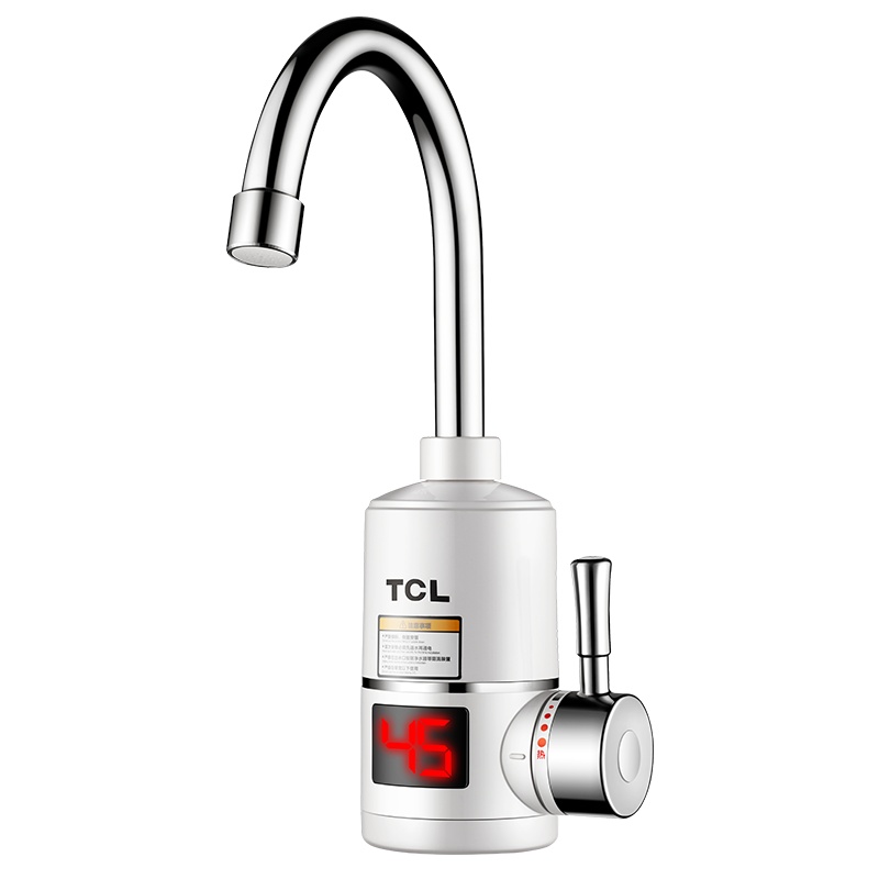 TCL即热式电热水龙头厨房快速加热侧进水速热过水热TDR-30AC 白色