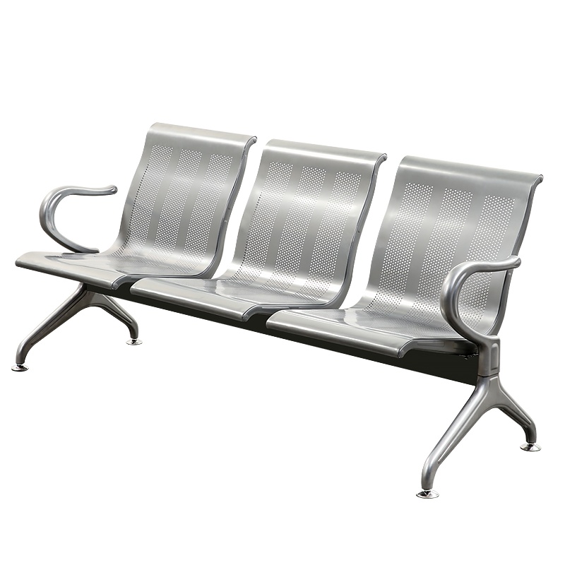 [红心家居]连排椅 机场椅银行车站等候椅公共座椅医院候诊椅三人座