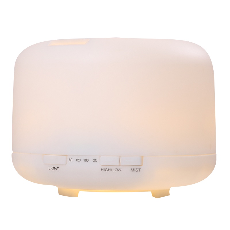 绿之源 超声波精油香薰机暖光款加湿器500ml 家用办公室卧室香薰藤条香薰炉香氛蜡烛香薰灯扩香机