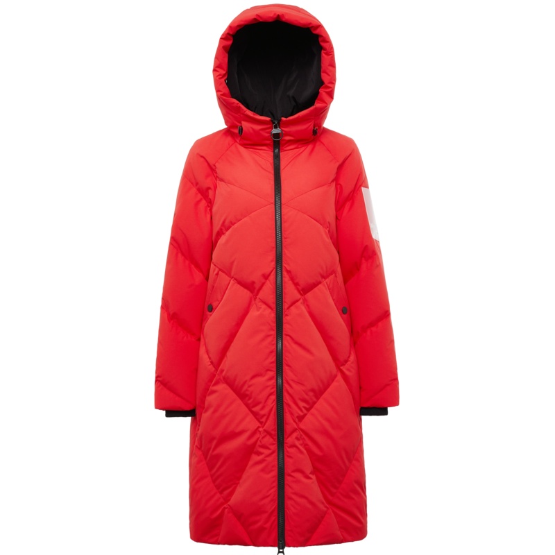 波司登中长款羽绒服女冬季款时尚韩版连帽外套