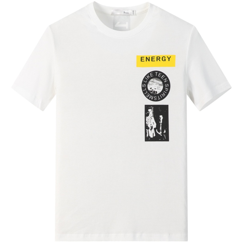 Artsdon/阿仕顿男装夏季韩版纯棉圆领短袖T恤时尚潮休闲打底衫