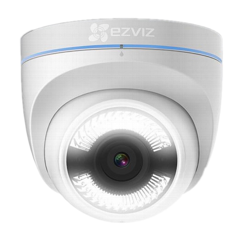 送32G内存卡萤石官方C4半球摄像头家用WIFI手机室外防水远程无线监控高清夜视