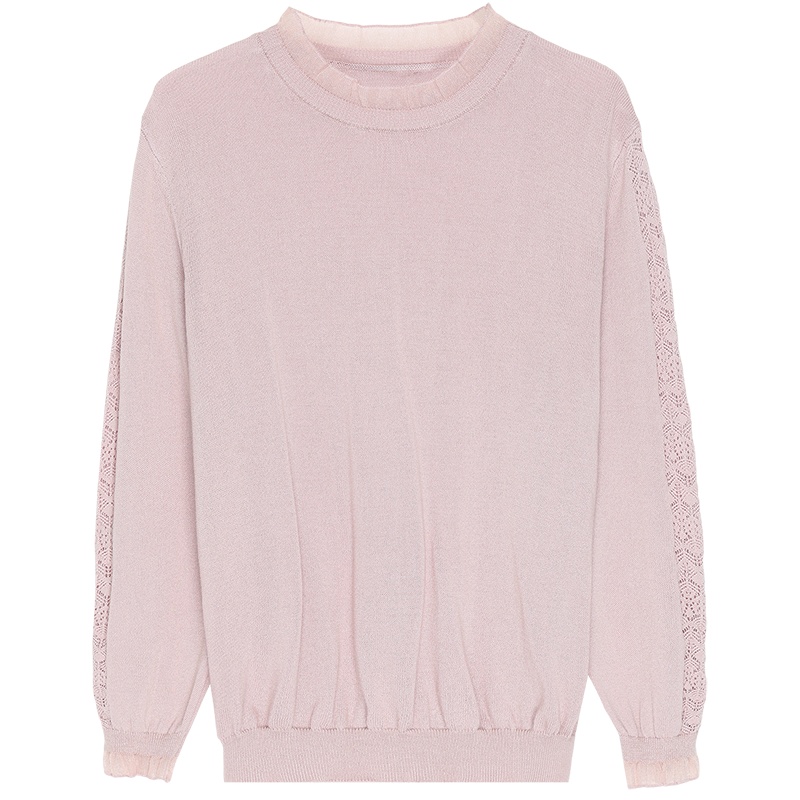 恒源祥女士针织衫2020秋季新款百搭毛衣女装针织打底衫