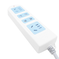 公牛(bull) GN-101/4位排插2位五孔+2位两孔1.8米线长安全排插 2个装