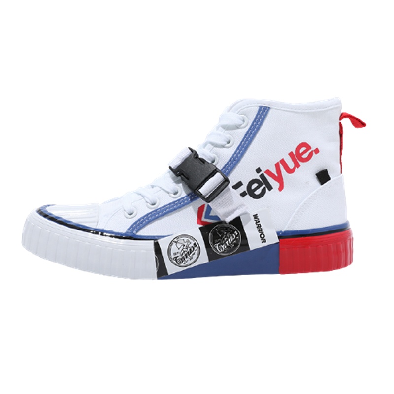 feiyue/飞跃高帮帆布鞋新款学生潮ins休闲鞋百搭时尚女鞋
