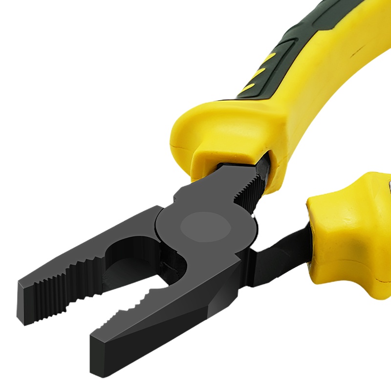 锴达(KATA)钳子钢丝钳8英寸老虎钳克丝钳断线钳电工夹持工具发黑防锈 KT1808