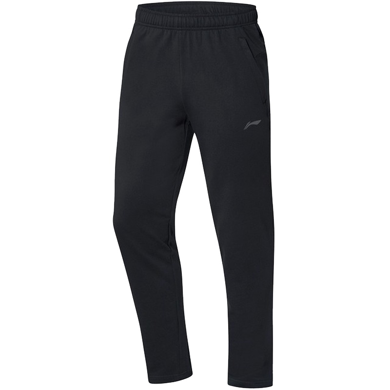 李宁男裤平口训练长裤卫裤