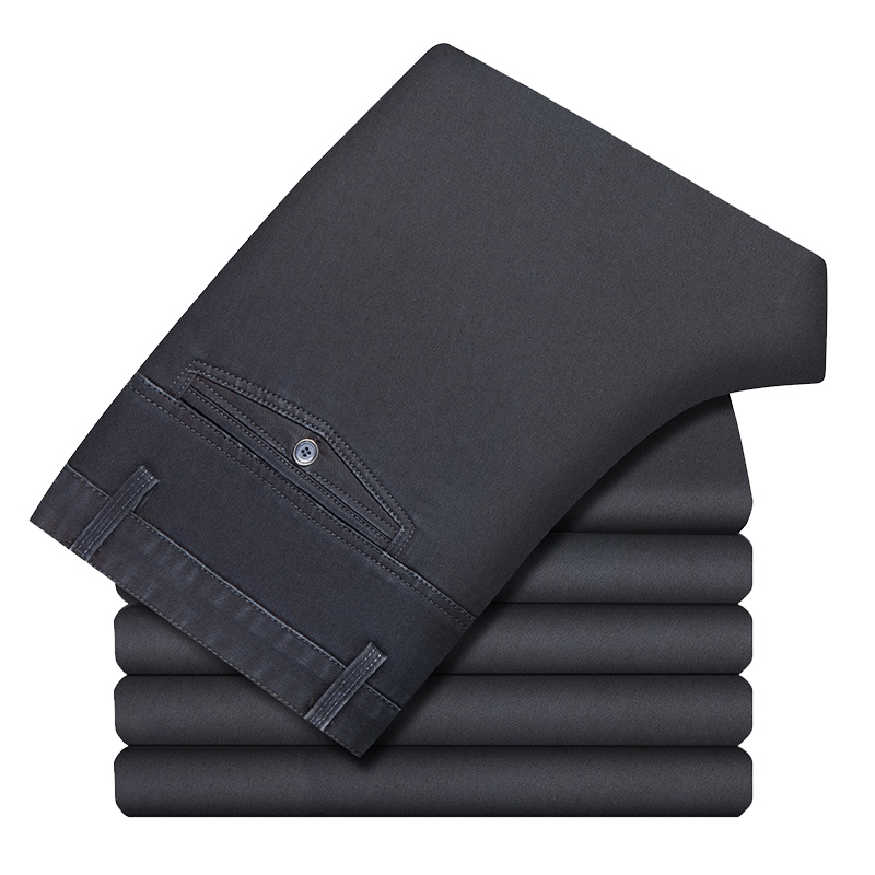 恒源祥男士牛仔裤2021夏新款中青年男士直筒裤棉男士商务休闲裤子