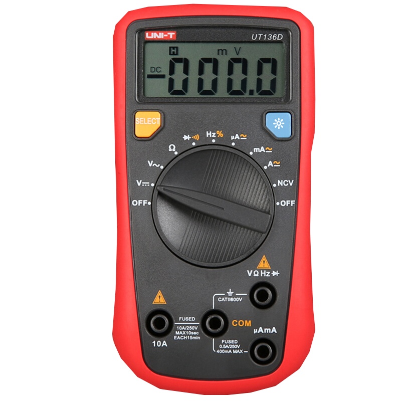 优利德 UT136D 掌上型自动量程数字万用表 单位(件)