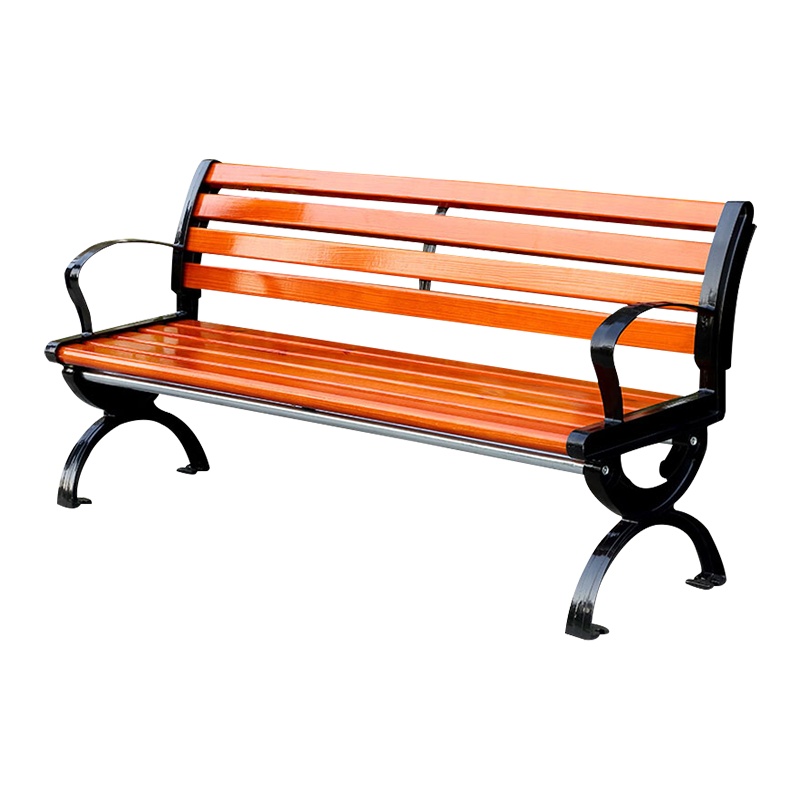 尔迈 公园椅户外长椅子休闲凳子庭院广场园林小区景区花园椅户外椅1.8米有靠背