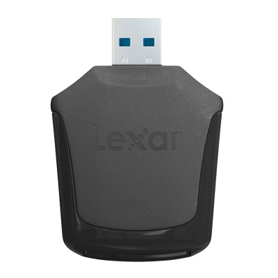 雷克沙(Lexar)专业版 SD卡读卡器 支持UHS-II/UHS-I USB 3.0高速传输