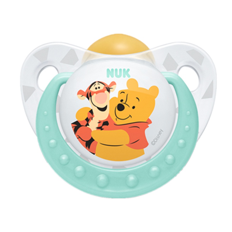 NUK安睡型迪士尼维尼乳胶安抚奶嘴(6-18个月)花型随机