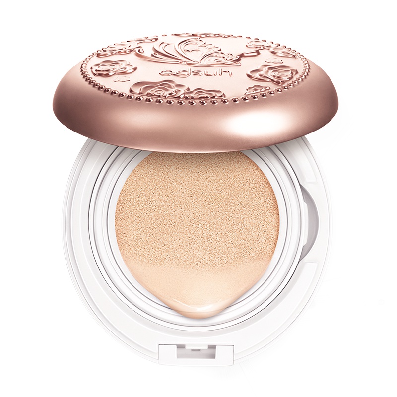 巧迪尚惠(Qdsuh)蝶恋气垫气垫CC霜3# 水润遮瑕15g+15g 保湿遮瑕水润持久不脱妆