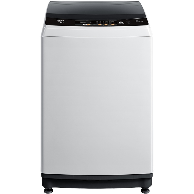 美的(Midea) MB100V31 10公斤大容量全自动洗脱一体波轮洗衣机 智能自清洗 非变频 品质电机 家用智利灰