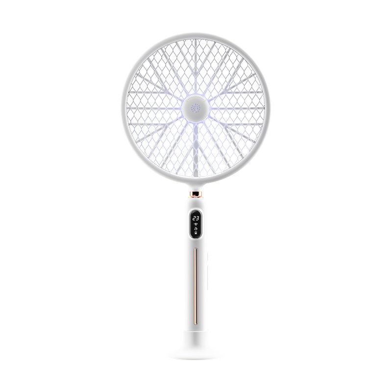 北极绒(Bejirog) 电蚊拍充电式家用超强灭蚊灯驱蚊器二合一锂电池强力计数显示 打蚊子神器苍蝇拍