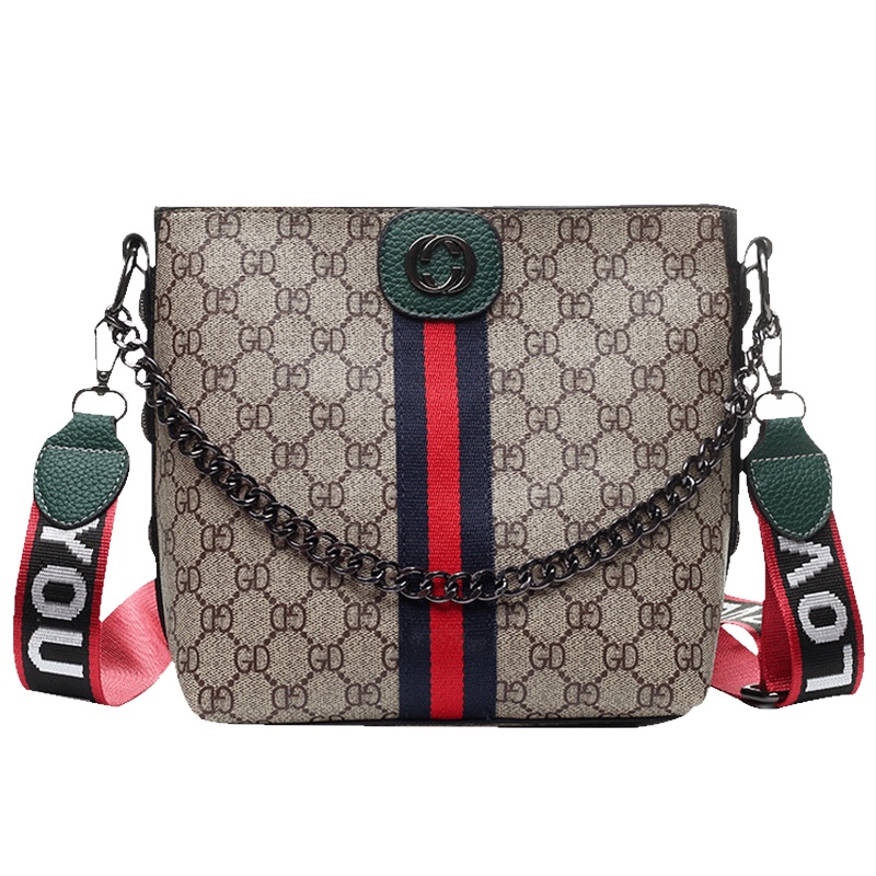 Royal Maine 链条包女包斜挎包韩潮版时尚女款单肩包女士包包女式宽带斜挎包大容量