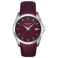 天梭(TISSOT)手表 库图系列 石英女表 带日历 中等表盘 时尚简约女表T035.210.16.371.00