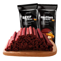 蒙贝香烧羊肉条600g 羊肉味 羊肉宠物食品狗狗训练狗零食大型犬 (monbab)