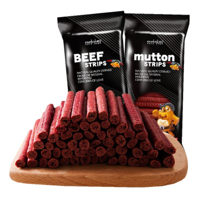 蒙贝香烧羊肉条600g 羊肉味 羊肉宠物食品狗狗训练狗零食大型犬 (monbab)