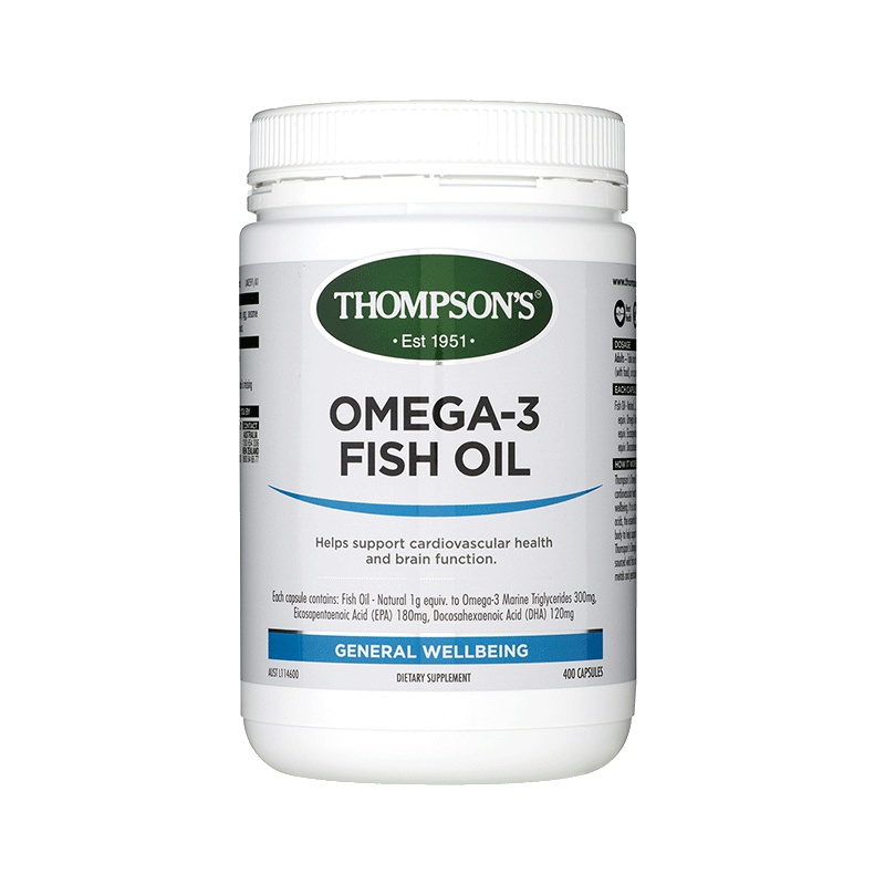 汤普森(Thompson's)深海鱼油400粒