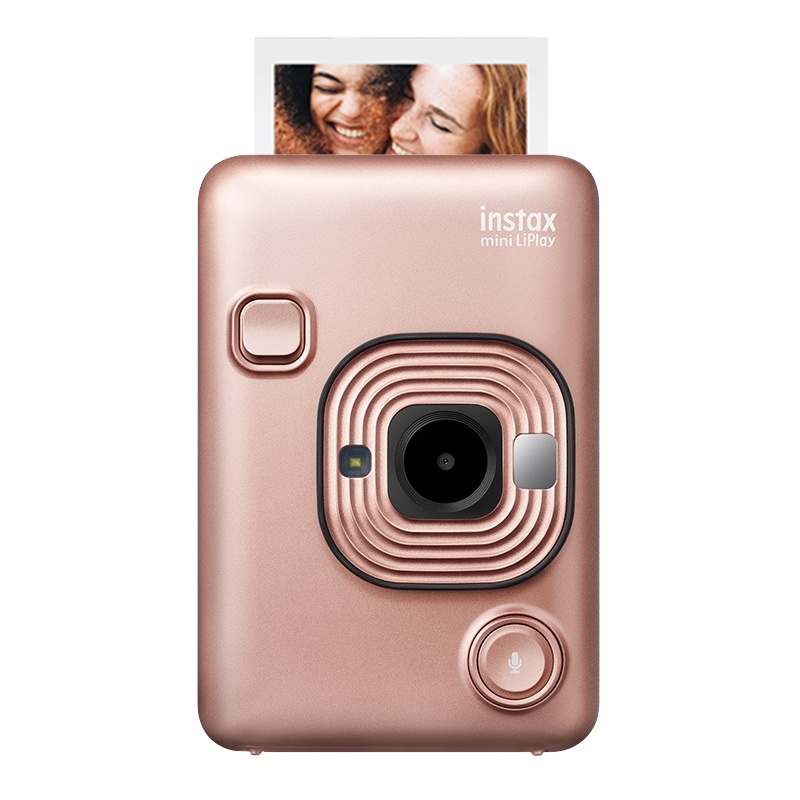 [数模来袭]富士(FUJIFILM)instax mini LiPlay腮金红 立拍立得胶片相机 套餐四(含60张相纸