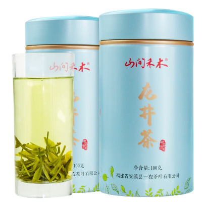 山间禾木 明前茶特级龙井茶 春茶叶绿茶 嫩芽绿茶 山间禾木龙井茶200g(100gx2罐)