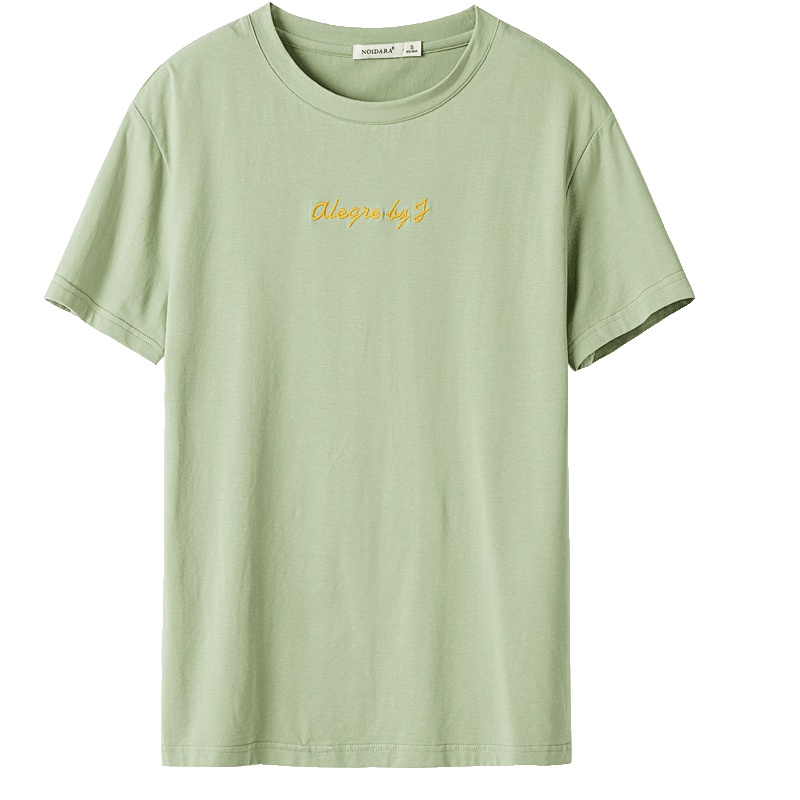 No1dara短袖T恤女2019新款夏ins潮超火宽松韩版百搭显瘦chic港味上衣纯色