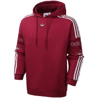 【自营】adidas阿迪达斯三叶草男装鹿晗同款运动服休闲细绒连帽卫衣ED7116