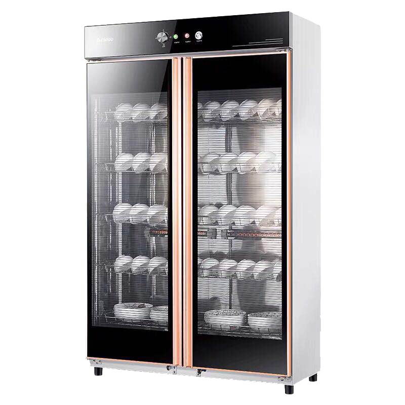 志高(CHIGO)消毒柜YTP800-MDC01按键旋钮式800L立式家用商用大容量臭氧消毒红外管杀菌烘干双开门