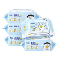 心相印湿厕纸杀菌湿巾私处清洁成人湿纸巾80抽5包