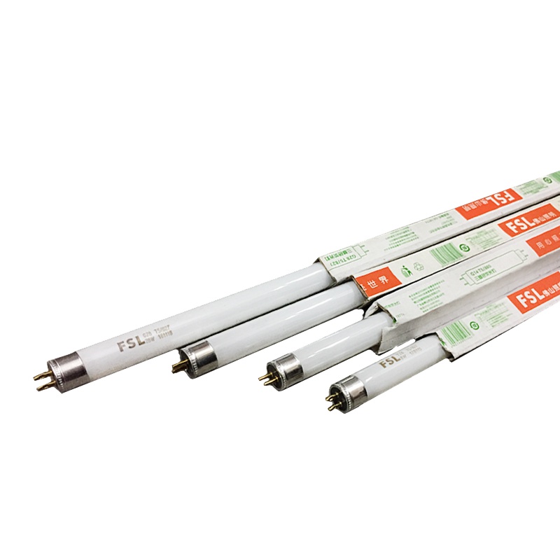 FSL佛山照明 t5荧光灯管8W14w21w28w三基色日光灯管10W-10W以上简约现代镜前灯0.3m玻璃支架灯