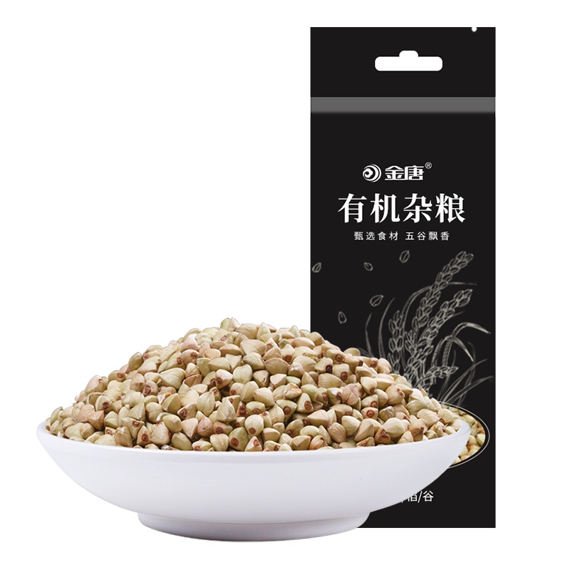 金唐 有机荞麦米 (荞麦 五谷杂粮 粗粮 大米伴侣)460g*2