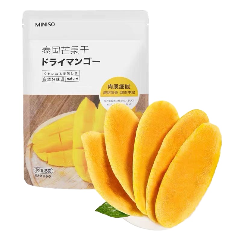名创优品 泰国芒果干85g DMS